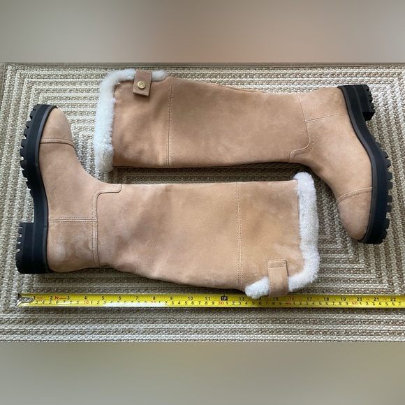 Stuart Weitzman NWOT Suede Shearling boots (Made in Spain) - Picture 3 of 13